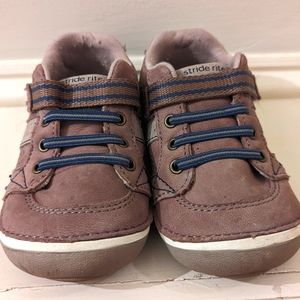 Stride Rite Suede Brown Toddler Shoes